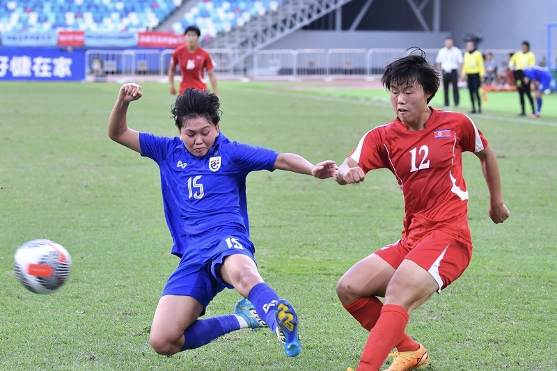 ชบาแก้ว พ่าย เกาหลีเหนือ 0-7 ส่งท้ายคัดโอลิมปิก